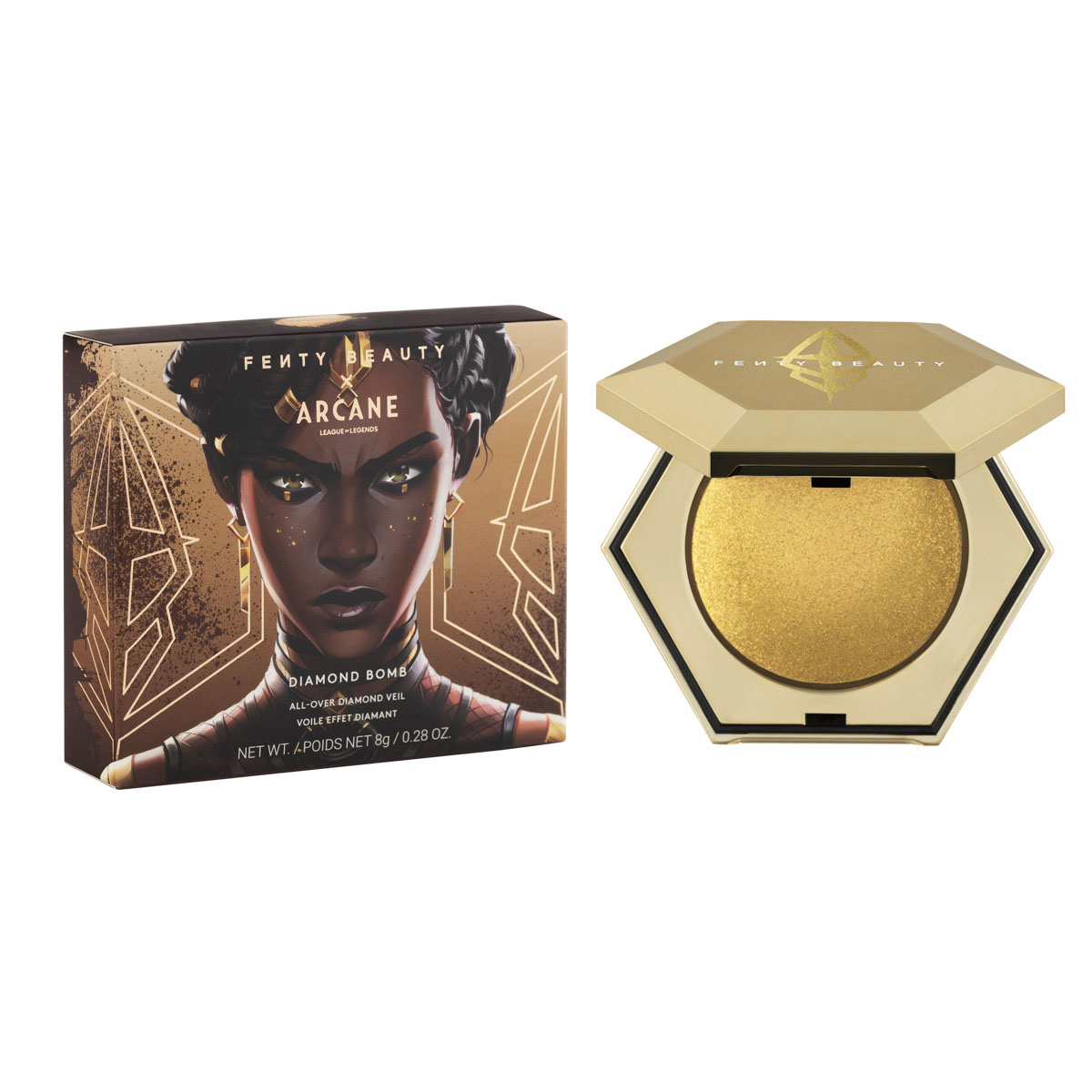 ARCANE MEL GOLD DIAMOND BOMB (ILUMINADOR PARA ROSTRO)
